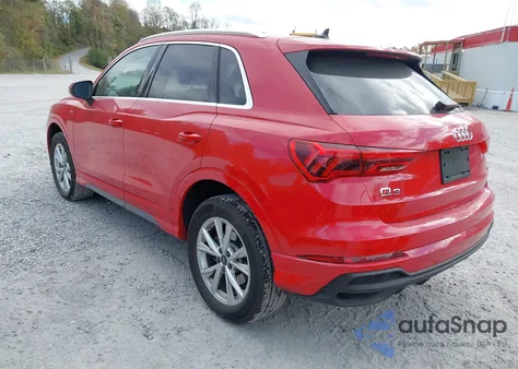 2025 Audi Q3 Premium 45 Tfsi S Line Quattro Tiptronic from USA, damaged, VIN WA1DECF38S1052652